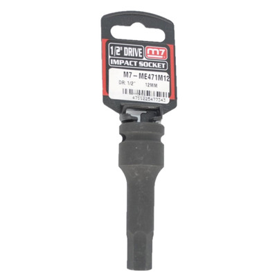 Impact In  Hex Socket 1/2" DR, 12mm M7 M7-ME471M12