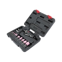 Die Grinder Kit, 15 Pce, 20000rpm, 190mm Long, 1/8" & 1/4" Collet M7 M7-QA0115B