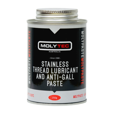 Anti-Gall Thread Paste 250g Brush Top Tin Molytec M801 Each