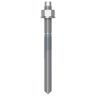 316 Stainless Finish Stud Chemical Anchor Kit (External Hex) Chisel Point  Metric Hobson