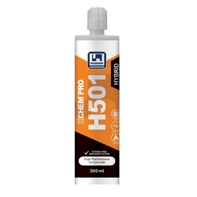 XChem Pro H501 Hybrid-Vinylester Urethane Cartridge Adhesive 420ml Hobson MCCH501300