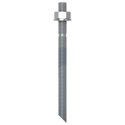 316 Stainless Finish Stud Chemical Anchor Kit (Flat Top) Angle Point Metric Hobson