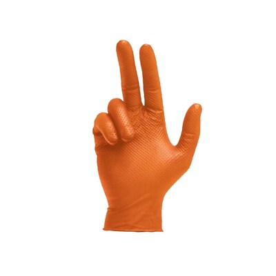 Mack Traction Nitrile Disposable Gloves Medium Box of 50 MKGTRACTIOOD00M
