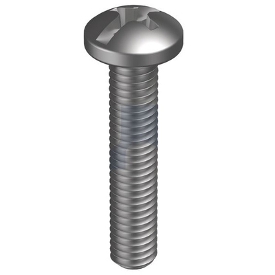Zinc Plated (RoHS Compliant) Finish Metal Thread Pan Combination Mild Steel Metric Hobson