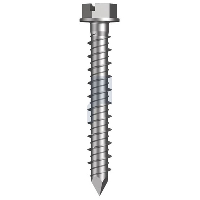 R1000 Hours Protective Coat Finish TX-Con Screw Anchor Hex Slot Concrete Hobson