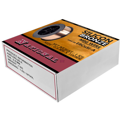 Silicon Bronze MIG Welding Wire 0.8mm x 100mm 1 Kg ERCuSi-A MWSB08100