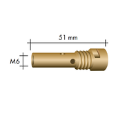 Abimig 255 Tip Holder M6 Thread Binzel P004.D624.5 Pkt of 5