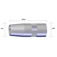Gas Nozzle Conical 16mm Standard For WT540 Binzel 145.0735 Pkt:2