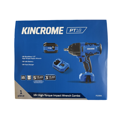 18V High-Torque Impact Wrench Combo Kincrome P23004