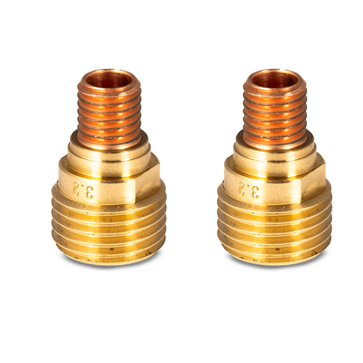 Tig Torch 2.4mm Gas Lens 9/20 Torch Unimig P45V44 Pack of 2