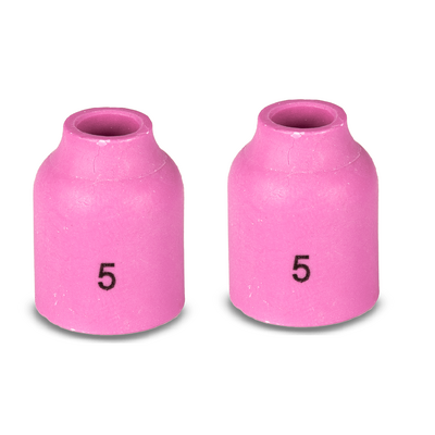 Gas Lens Ceramic Cup 5-8mm For Size 9/20 Tig Torch Unimig P53N59 Pack of 2