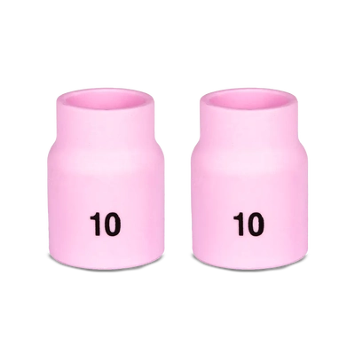 17/18/26 Series TIG Short Gas Lens Ceramic Cups Size 10 Unimig P54N12SW