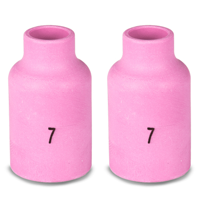 Gas Lens Ceramic Cup 7-11mm For 17/18/26 Tig Torch Unimig P54N15 Pack of 2