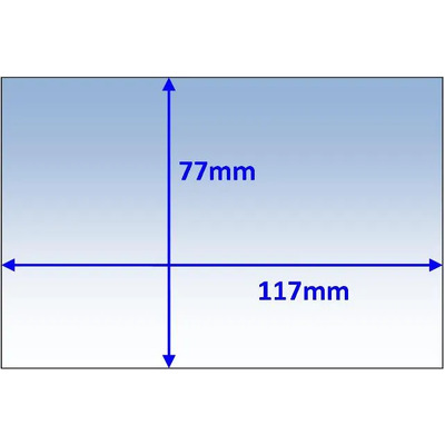 Inner Cover Lens 117 x 77mm Weldclass P7-CL11777/5 Pkt of 5