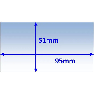 Inner Cover Lens 95 x 51mm Weldclass P7-CL9551-5 Pkt of 5