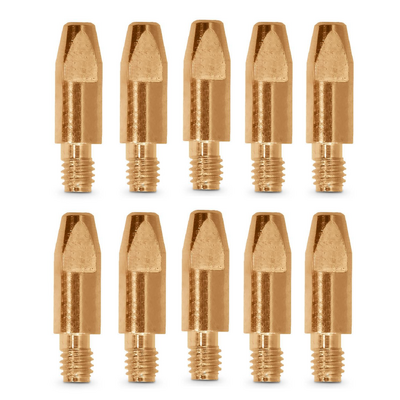 Contact Tips 0.8mm x M6 8mm Binzel Style 24/25/36 Unimig PCT0009-08 Pack Of 10