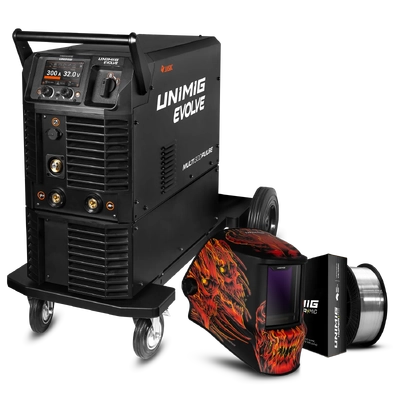 Evolve Multi 300 Pulse M350 Trolley Bundle Unimig PK11118