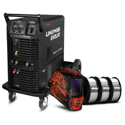 Evolve Multi 400 Pulse M580W Water-Cooled Trolley Bundle Unimig PK11121