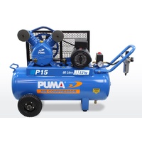 Air Compressor Dependable Performance 60 Litre Puma PU P15 240V