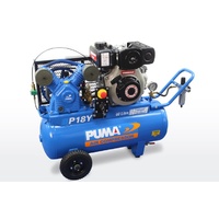 Air Compressor Electric Start Yanmar Diesel 60 Litres Puma PU P18Y ES