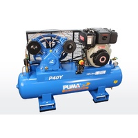Air Compressor Electric Start Yanmar Diesel 140 Litres Puma PU P40Y ES