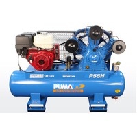 Air Compressor Electric Start 140 Litres Honda Petrol Puma PU P55H ES