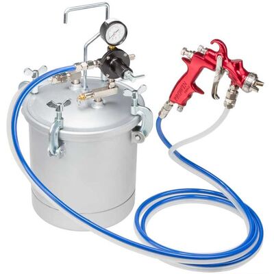 1.2mm 10 Ltr Pressure Feed Spray Gun System PW10LTRK12