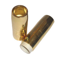 Nozzle Straight Brass Bernard style 200/300 amp PWGA4391