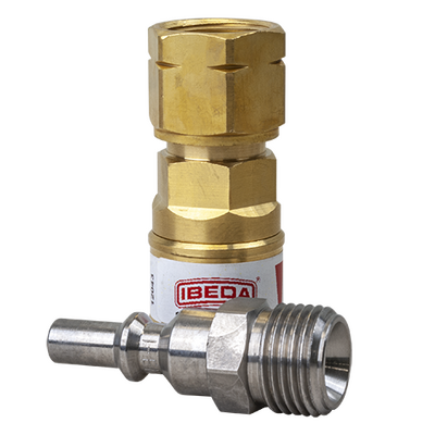Quick Action Coupler Fuel Gas EN561 QFDF5M5 Regulator End 5/8 UNF FM With 5/8 UNF M Pin