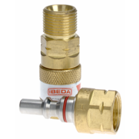 Quick Action Coupler Fuel Gas EN561 Torch End QFDM3F3