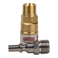 Quick Action Coupler Fuel Gas EN561 Hose Joiner G3/8" M QFDM3M3