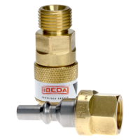 Quick Action Coupler Inert Gas EN561 Torch End 5/8 UNF M QIDM5F5