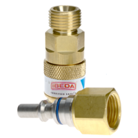 Quick Action Coupler Oxygen EN561 Torch End 5/8 UNF M QODM5F5