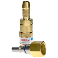 Quick Action Coupler Oxygen EN561 Torch End With 5/8 UNF FM Pin