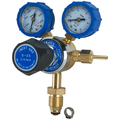 Regulator 1 Stage Bottom Entry Argon Flowgauge Type 10 RC1BARFG