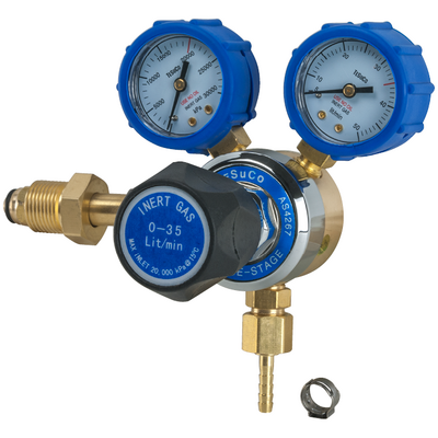 Regulator 1 Stage Side Entry Argon Flowgauge Type 10 Tesuco RC1SARFG