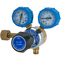 Regulator Single Stage Side Entry CO2 Flowgauge RC1SCDFG
