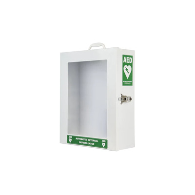 Steel Wall Defib Cabinet, Australian Resus Council Approved FastAid RDC100