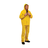 PRO Yellow PVC Rain Jacket