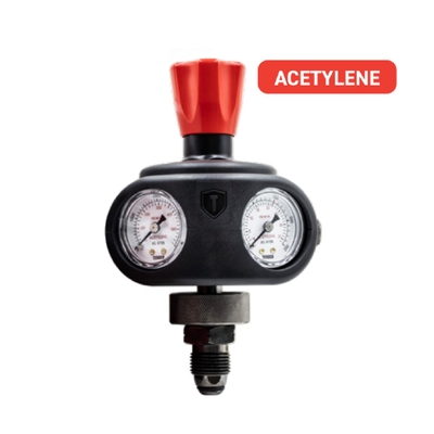 Shield Rear Entry Acetylene Regulator Type 20 Handwheel Tesuco RTS1RAC1.5
