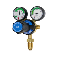 Regulator 1 Stage Bottom Entry Argon Flowgauge Type 10 