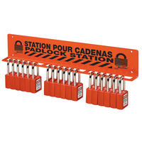 Large Padlock Rack Unfilled Masterlock S1518