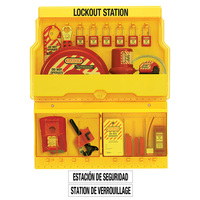 Deluxe Lockout Station Valve and Electrical Lockouts Masterlock S1900VE410