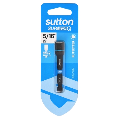 Nutsetter Bit S230 Supa TORQ Magnetic 5/16In 65mm 1Pk Sutton Tools S230H01CB