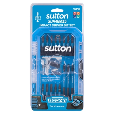 SupaTorq Impact Screwdriver Bits Sets Sutton S250S16A 
