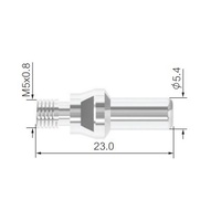 Electrodes To Suit Surecut P40 Torch WIA Pkt : 5 SCP2504