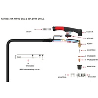 Screw Pack To Suite Handle For SC30 Plasma Torch Unimig SCSP1
