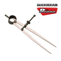 Dividers Spring Flat Leg Solid Nut 300mm Precision SD300