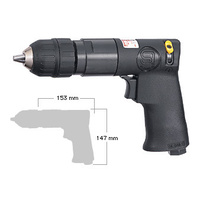 Pistol Drill 10mm Keyed Chuck Reversible Shinano SI-5505