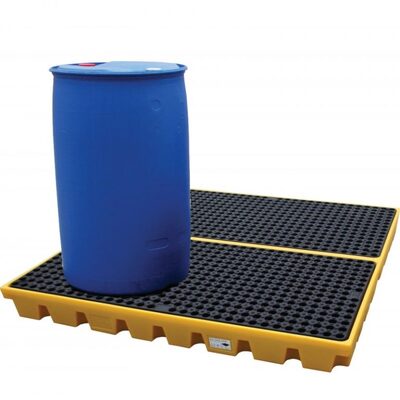 ALEMLUBE 4 DRUM WORKFLOOR & SPILL CONTAINER SJ-300-006C